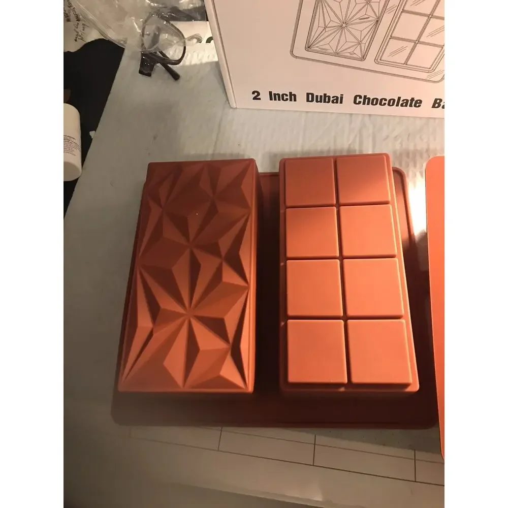 UWIlLON 2 Inch Dubai Chocolate Bar Mold